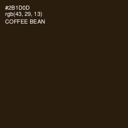 #2B1D0D - Coffee Bean Color Image